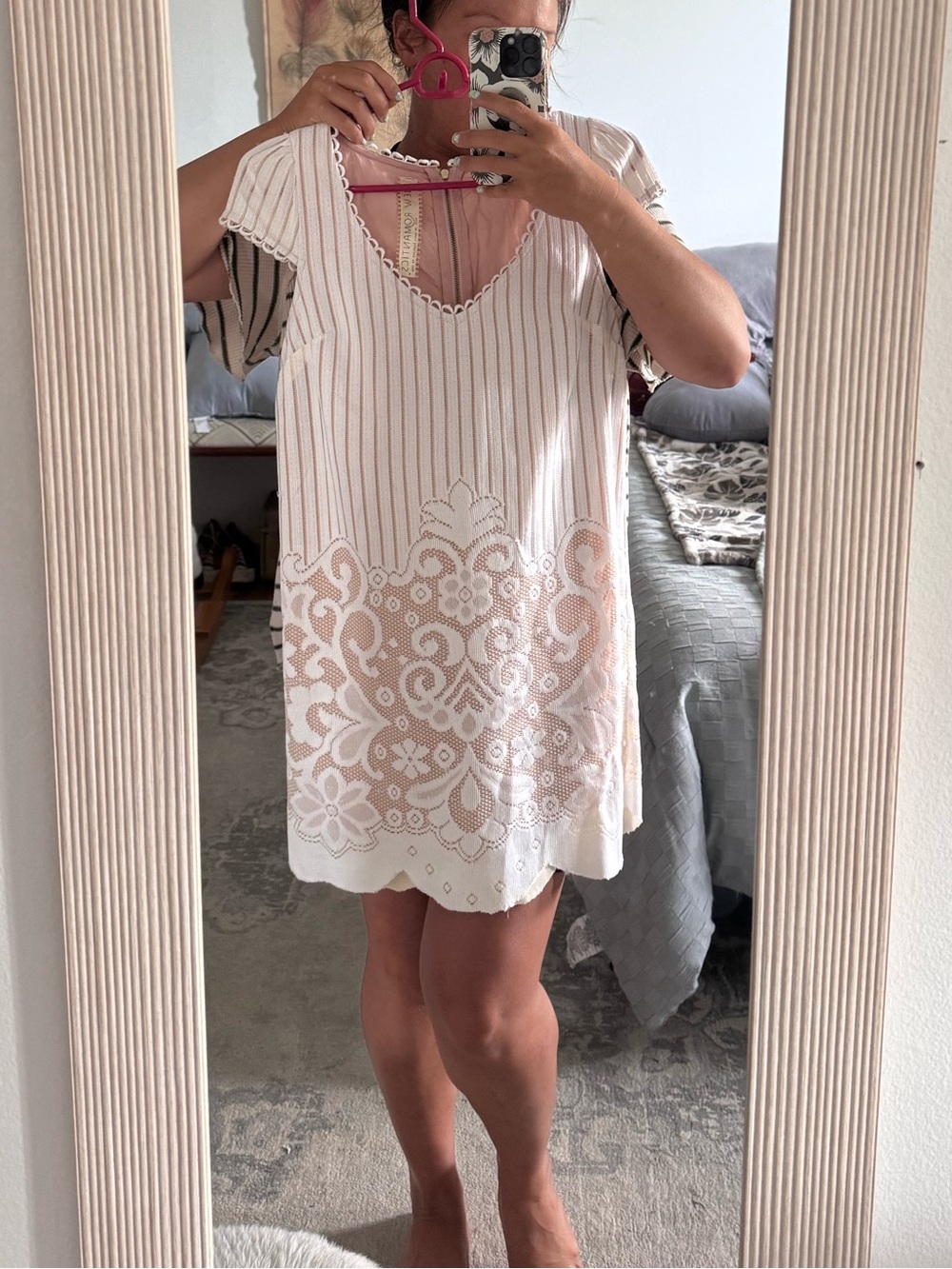 Free People White Lace Dress